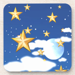 Golden Stars - Drankjes Onderzetter