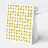 Golden Stars Elegant, Chic Patroon Bedankdoosjes (Achterkant)