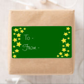 Golden Stars Gift Labels (Insitu)