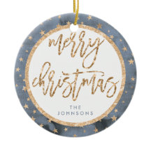 Golden Stars Merry Ornament keramische keramische 