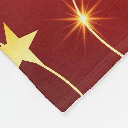 Golden Stars naadloos patroon Fleece Deken (Hoek)