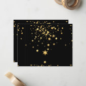 Golden Stars Notitiekaartje (Voorkant / Achterkant in situ)