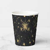 Golden Stars Papieren Beker (Rechts)
