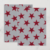 Golden Stars Pattern 11 Briefkaart (Voorkant / Achterkant)