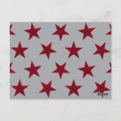 Golden Stars Pattern 11 Briefkaart (Achterkant)