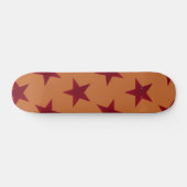 Golden Stars Pattern 12 Persoonlijk Skateboard (Horizontaal)