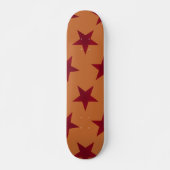Golden Stars Pattern 12 Persoonlijk Skateboard (Voorkant)
