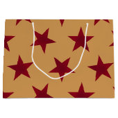 Golden Stars Pattern 13 Groot Cadeauzakje (Voorkant)