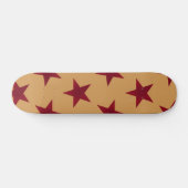 Golden Stars Pattern 13 Persoonlijk Skateboard (Horizontaal)