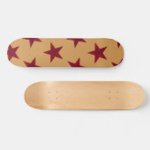 Golden Stars Pattern 13 Persoonlijk Skateboard (Horizontaal)