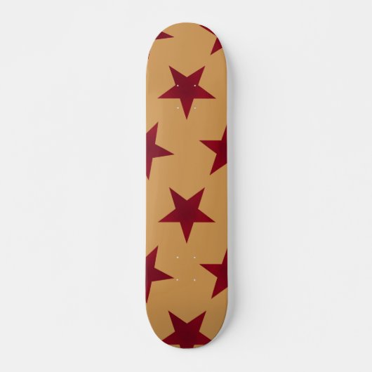 Golden Stars Pattern 13 Persoonlijk Skateboard (Voorkant)
