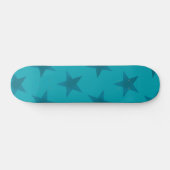 Golden Stars Pattern 15 Persoonlijk Skateboard (Horizontaal)