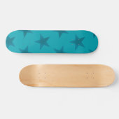 Golden Stars Pattern 15 Persoonlijk Skateboard (Horizontaal)