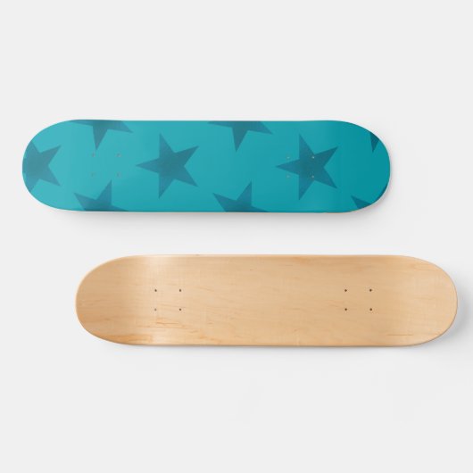 Golden Stars Pattern 15 Persoonlijk Skateboard (Horizontaal)