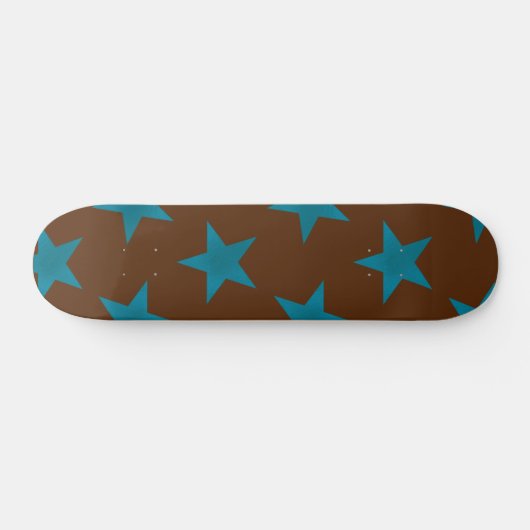 Golden Stars Pattern 16 Persoonlijk Skateboard (Horizontaal)
