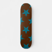Golden Stars Pattern 16 Persoonlijk Skateboard (Voorkant)