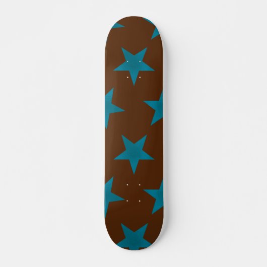 Golden Stars Pattern 16 Persoonlijk Skateboard (Voorkant)