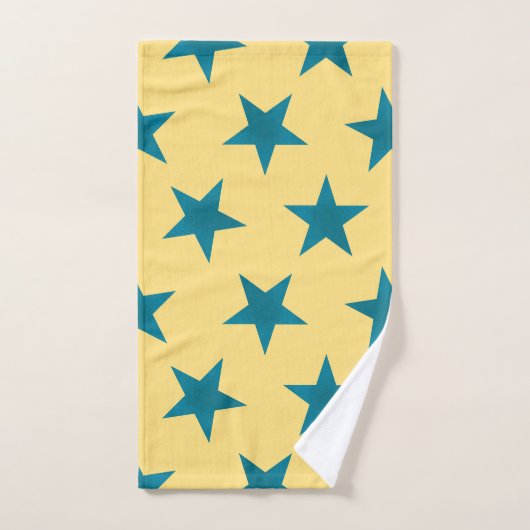 Golden Stars Pattern 18 Bad Handdoek (Handdoek)