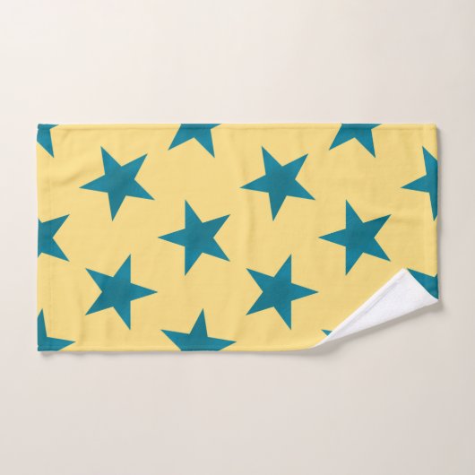Golden Stars Pattern 18 Bad Handdoek (Handdoek)