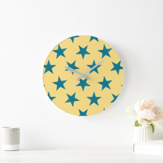Golden Stars Pattern 18 Grote Klok (Huis)