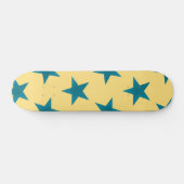 Golden Stars Pattern 18 Persoonlijk Skateboard (Horizontaal)