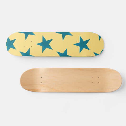 Golden Stars Pattern 18 Persoonlijk Skateboard (Horizontaal)
