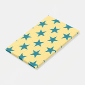 Golden Stars Pattern 18 Post-it® Notes (Schuin)