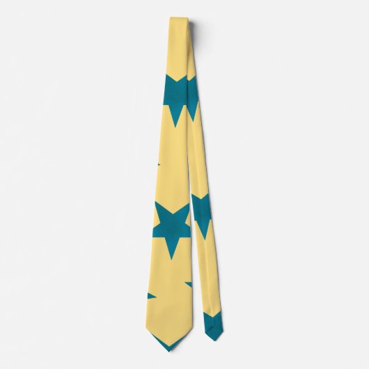 Golden Stars Pattern 18 Stropdas (Voorkant)