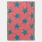 Golden Stars Pattern 19 Deken (Voorkant Verticaal)