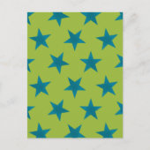 Golden Stars Pattern 20 Feestdagenkaart (Voorkant)