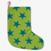 Golden Stars Pattern 20 Kleine Kerstsok (Voorkant)