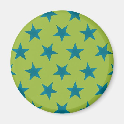 Golden Stars Pattern 20 Magneet (Voorkant)