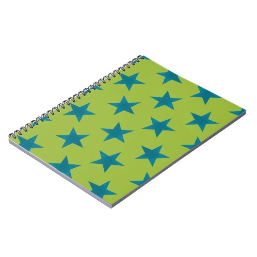 Golden Stars Pattern 20 Notitieboek (Linkerzijde)