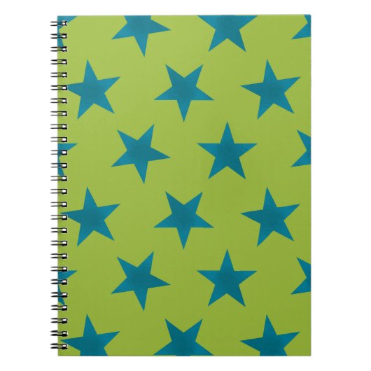 Golden Stars Pattern 20 Notitieboek (Voorkant)