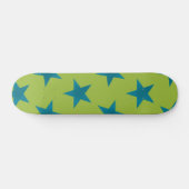 Golden Stars Pattern 20 Persoonlijk Skateboard (Horizontaal)