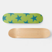 Golden Stars Pattern 20 Persoonlijk Skateboard (Horizontaal)