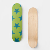 Golden Stars Pattern 20 Persoonlijk Skateboard (Voorkant)