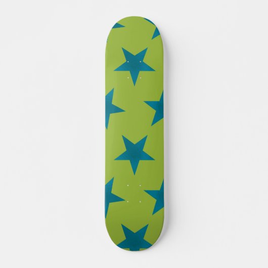 Golden Stars Pattern 20 Persoonlijk Skateboard (Voorkant)