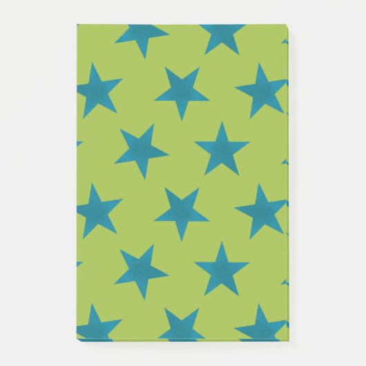 Golden Stars Pattern 20 Post-it® Notes (Voorkant)