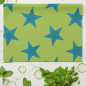 Golden Stars Pattern 20 Theedoek (Gevouwen)