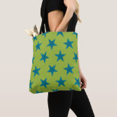 Golden Stars Pattern 20 Tote Bag (Dichtbij)
