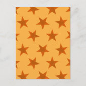 Golden Stars Pattern 2 Briefkaart (Voorkant)