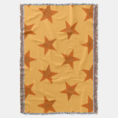 Golden Stars Pattern 2 Deken (Voorkant Verticaal)