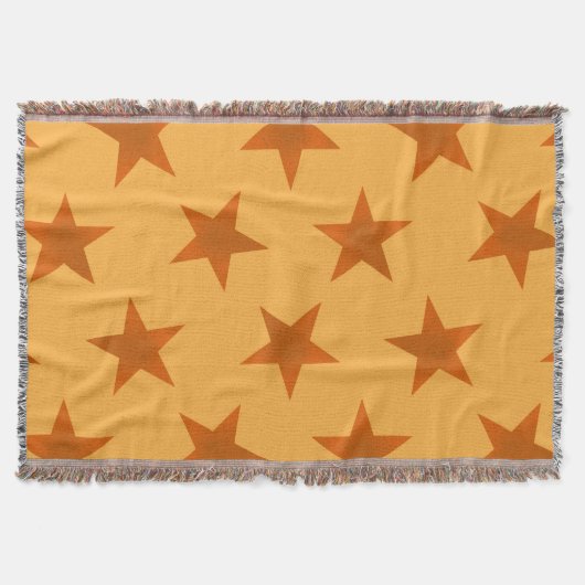 Golden Stars Pattern 2 Deken (Voorkant)