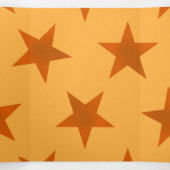 Golden Stars Pattern 2 Drieluik Wenskaart (Binnenkant midden)