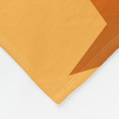 Golden Stars Pattern 2 Fleece Deken (Hoek)