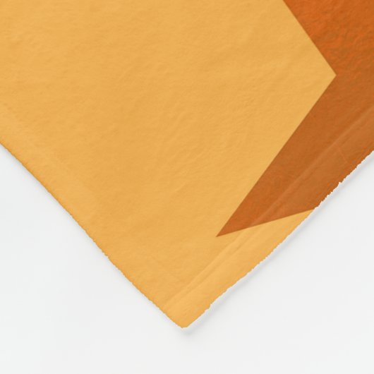 Golden Stars Pattern 2 Fleece Deken (Hoek)