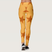 Golden Stars Pattern 2 Leggings (Achterkant)