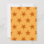 Golden Stars Pattern 2 Notitiekaartje (Achterkant)