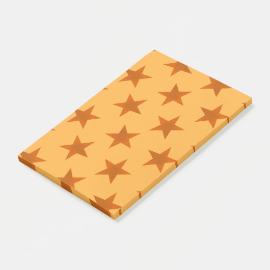 Golden Stars Pattern 2 Post-it® Notes (Schuin)